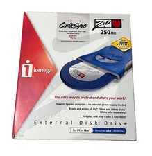 Iomega Zip 250MB External Disk Drive Untested With Cosmetic Damage  picture