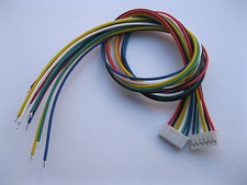 50 pcs PH 2.0mm Pitch 6 Pin Female Connector with 26AWG 300mm Leads Cable New picture