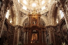 Landscape mexico church building architecture indoors Custom Gaming Mat Desk picture