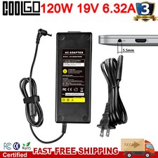 19V 6.32A 120W AC Power Supply Adapter Charger For ASUS ROG MSI Laptop 5.5x2.5mm picture