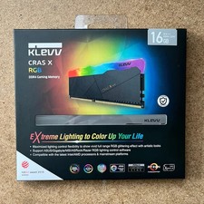 Klevv Cras X RGB 16GB (2 x 8GB) DDR4 Gaming Memory 3200MHz CL16 RAM 16-18-18-38 picture