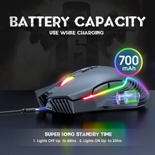 Wireless Gaming Mouse — 2.4G PC Esports Mouse (Battle Royale Style) picture
