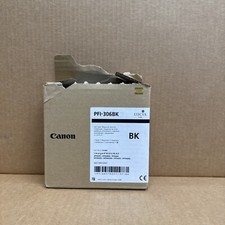 Genuine Canon PFI-306BK Black Toner Cartridge  picture