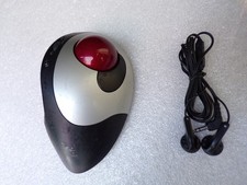 Logitech Cordless Optical Trackman/Trackball T-RB22 Mouse Only + new hp earbud picture