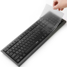 Universal Clear Desktop Computer Keyboard Protection Skin Protector Cover picture