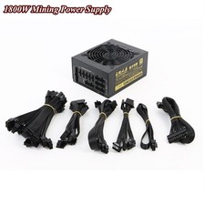 1800W Full Modular ATX Mining Power Supply For Rig Coin Miner picture