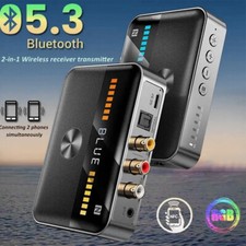 USB Bluetooth 5.3 Transmitter Receiver 3.5mm AUX RCA Coaxial Optical NFC Adapter picture