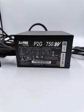 AcBel P2G 750W 80+ Gold Power Supply PSU Black Excellent Condition picture