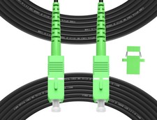 Fibergaga Outdoor OS2 SCA to SCA Fiber Optic Cable Single Mode 100M picture