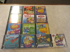 EARLY LEARNING PC GAMES FOR KIDS FROM AGES 3-12 LOT OF 13 GAMES picture