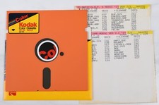 Vtg Kodak Computer Floppy Disk-Rare, Untested, As-Is (Atari, Antic 90/AMP Music) picture