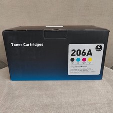 206A Toner Cartridges 4 Pack (with Chip) Compatible Replacement for HP 206A 206X picture