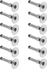 12 Pcs Silver Universal Stylus Replacement Tips, Disc Tips round Shape Replaceab picture