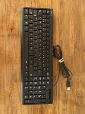 Acer model SK-9621 Wired USB Slim Black Desktop Keyboard Tested /Works picture