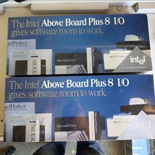 (2) Intel PC Enhancement Above Board Plus Memory Expansion Board Vintage - NEW  picture