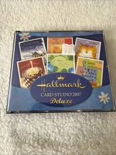 Hallmark Card Studio 2007 Deluxe Greeting Card Software 4 PC CD ROM CIB VTG picture