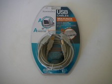 Newpoint USB Cables Multi-Pack Includes A to B Device Cable & A to A Extension  picture