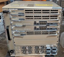 C6807-XL-S6T-BUN Cisco Catalyst 6807-XL 2x C6800-SUP6T-XL 3x 32P10G-XL 4x 3KW-AC picture