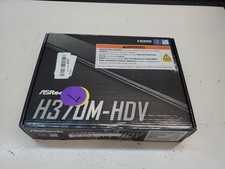 AS/IS ASRock H370M-HDV LGA1151 Intel H370/ DDR4 Micro ATX UNTESTED PARTS/REPAIRS picture