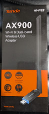 Tenda AX900 WiFi Adapter WiFi 6- Dual-Band 600Mbps 5GHz/ 286Mbps 2.4GHz, 6dBi Hi picture