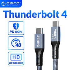 ORICO 40Gbps USB C to C Cable w/ 100W Charging 8K@60Hz Display Thunderbolt 4 picture