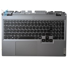 New For Lenovo LOQ 15IRX9 15AHP9 Palmrest US Keyboard White Backlit 5CB1P43414 picture