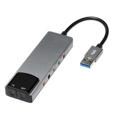 USB Sound Card 5.1 Channel External Audio Card SPDIF Optical for PC Laptop picture
