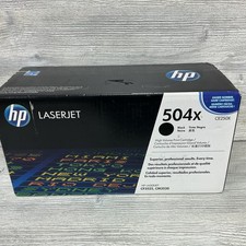 Genuine OEM Sealed HP CE250X Black Toner Cartridge 504X - LaserJet CP3525 CM3530 picture