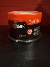 50-Pack Spindle Gigaware DVD-R 120Min VIDEO 4.7GB DATA 16X Speed Blank Discs NEW picture