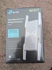TP-Link RE403BE Wi-Fi 7 Range Extender BE6300 Dual Band White picture