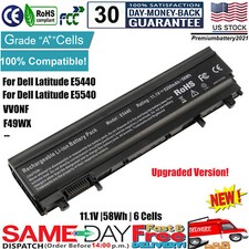 ✅58Wh Laptop Battery For Dell Latitude E5440 E5540 Type VV0NF WGCW6 451-BBIE NEW picture