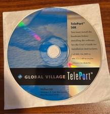 Vintage Global Village TelePort 56K Version 1.0.3 for Macintosh Used picture