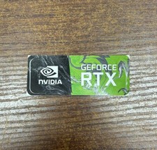 1x Nvidia RTX Desktop / Laptop sticker label (NEW) picture