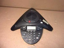 Polycom SoundStation 2W Wireless Conference Phone 2201-67880-101 BROKEN CORNER picture