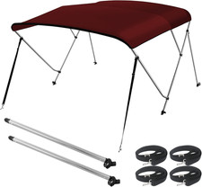 Seamander Bimini Top for Boats,3-4 Bow 14 Different Size Boat Canopy,Includes Bi picture