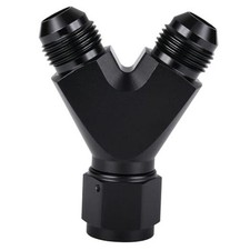 8AN Female to Dual 8AN Male Y Block Fitting Splitter 8AN Female to 2x8AN Male picture