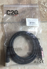 C2G 54326 6FT DISPLAYPORT MALE TO HDMI MALE ADAPTER CABLE BLACK Brand New  picture