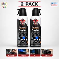 Dust-Off Electronics Compressed Air Duster by Falcon 10 oz – 2 Pack picture