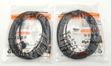Lot of 2 SNANSHI USB 2.0 Printer Cable 20 Feet Type A to Type B High Speed Black picture