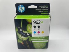 HP 962XL Black, Cyan, Magenta, Yellow High-Yield Ink Cartridges(5-Pack)6ZA57AN picture
