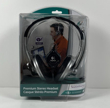 Logitech 980369-0403 Premium STEREO Headset w/ Microphone & Volume Control picture