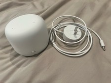 Google Nest WIFI AC1200 Add-on Point Range Extender Model H2E White w/Power Cord picture