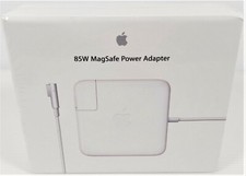 Apple 85W Genuine MC556LL/B MacBook MagSafe 1 AC Adapter L-Tp White 15-17