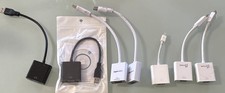 hdmi to vga adapter lot of 7 NEW & Pre-owned with  bonus Startech Included picture