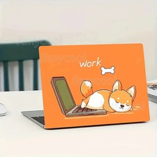 2Pack Cute Corgi Laptop Stickers Waterproof Self adhesive Cartoon Patterns Decal picture