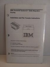 IBM PERSONAL SYSTEM/2 DATA MIGRATION FACILITY INSTRUCTIONS DISKETTE? picture