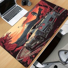 1pc Sports Car and Mt. Fuji Landscape Mouse Pad | Large Rubber Table Mat for G picture