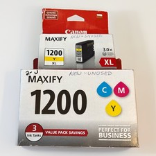 Canon 9232B005 (PGI-1200) Ink Cyan/Magenta/Yellow W BONUS Yellow Cartridge picture
