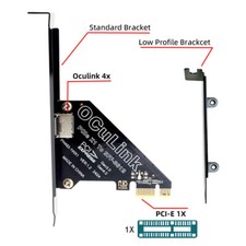 Oculink to PCIe 4.0 Adapter,SFF-8611/8612 to PCI Express Expansion Card Adapter picture