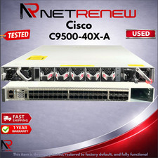 Cisco C9500-40X-A 40 Port 40x10Gig Network Switch picture